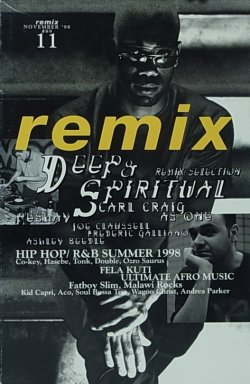 画像1: REMIX/NOVEMBER '98 DEEP & SPIRITUAL JOE CLAUSSELL CARL CRAIG FELA KUTI etc...