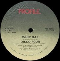 【SALE】DISCO FOUR/WHIP RAP