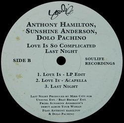 画像2: 【SALE】ANTHONY HAMILTON/LOVE IS SO COMPLICATED