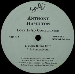 画像1: 【SALE】ANTHONY HAMILTON/LOVE IS SO COMPLICATED