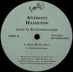 画像1: 【SALE】ANTHONY HAMILTON/LOVE IS SO COMPLICATED