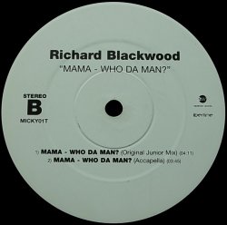 画像2: 【SALE】RICHARD BLACKWOOD/MAMA-WHO DA MAN?