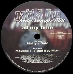 画像1: 【SALE】PAID & LIVE/ALL MY TIME