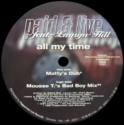 画像1: 【SALE】PAID & LIVE/ALL MY TIME