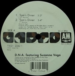 画像1: D.N.A feat. SUZANNE VEGA/TOM'S DINER