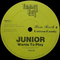 画像1: BON ROCK & COTTON CANDY/JUNIOR WANTS TO PLAY