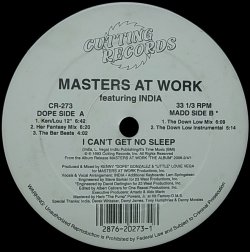 画像1: MASTERS AT WORK/I CAN'T GET NO SLEEP