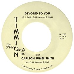 画像1: CARLTON JUMEL SMITH / COLD DIAMOND & MINK/DEVOTED TO YOU (COLOR VINYL)