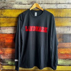 画像1: LANDMARK LOGOLONGT SIDEONE (BLACK/SIZE:XL)