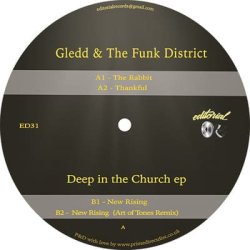 画像1: THE FUNK DISTRICT/GLEDD / DEEP IN THE CHURCH