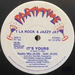 画像1: T LA ROCK & JAZZY JAY/IT'S YOURS
