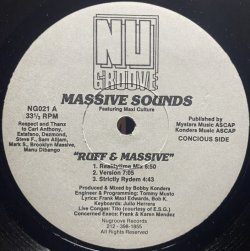 画像1: MASSIVE SOUNDS/RUFF & MASSIVE