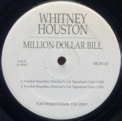 画像1: WHITNEY HOUSTON/MILLION DOLLAR BILL