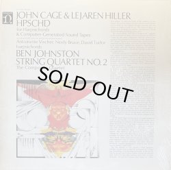 画像1: JOHN CAGE & LEJAREN HILLER / BEN JOHNSTON / HPSCHD / STRING QUARTET No. 2