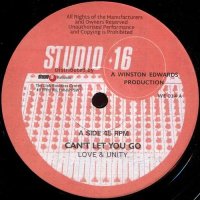 LOVE & UNITY/CAN'T LET YOU GO