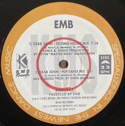 画像1: EMB/DEAR JOHN TECHNO HOUSE MIX