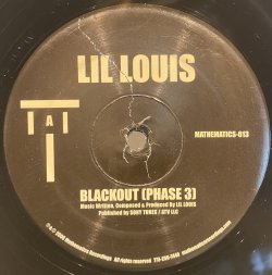 画像1: LIL' LOUIS - BLACKOUT (PHASE 3)