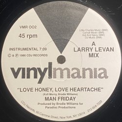 画像1: MAN FRIDAY - LOVE HONEY, LOVE HEARTACHE