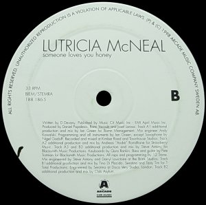 画像2: 【SALE】LUTRICIA McNEAL/SOMEONE LOVES YOU HONEY (2)