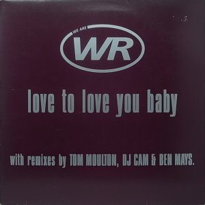 画像1: 【SALE】WR/LOVE TO LOVE YOU BABY (1)