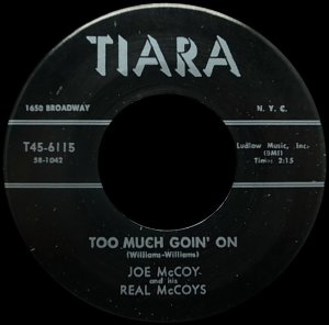 画像1: JOE McCOY AND HIS REAL McCOYS/TOO MUCH GOIN' ON (1)