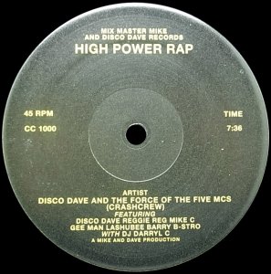 画像1: 【sale】DISCO DAVE AND THE FORCE OF THE FIVE MCS/HIGH POWER RAP (1)