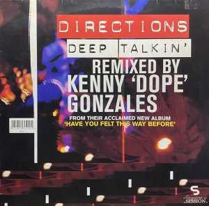 画像1: DIRECTIONS/DEEP TALKIN' REMIXED BY KENNY DOPE GONZALES (1)