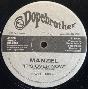 画像1: MANZEL/IT'S OVER NOW (1)