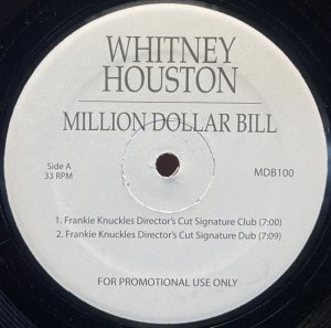 画像1: WHITNEY HOUSTON/MILLION DOLLAR BILL (1)
