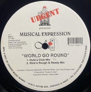 画像1: MUSICAL EXPRESSION/WORLD GO ROUND (1)