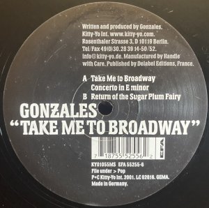 画像1: GONZALES/TAKE ME TO BROADWAY (1)