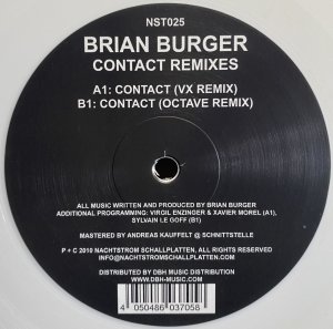 画像1: BRIAN BURGER/CONTACT REMIXES (1)