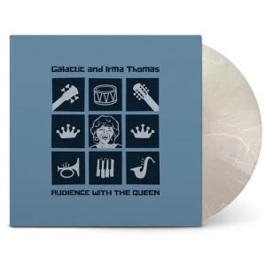 画像1: GALACTIC WITH IRMA THOMAS/AUDIENCE WITH THE QUEEN (WHITE SMOKE CLEAR VINYL / LP) (1)