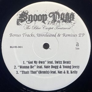 画像1: SNOOP DOGG/BONUS TRACKS, UNRELEASED & REMIXES EP (1)
