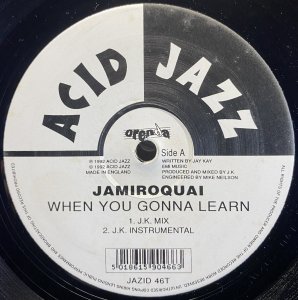 画像1: JAMIROQUAI/WHEN YOU GONNA LEARN (1)