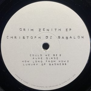 画像1: CHRISTOPH DE BABALON/GRIM ZENITH EP (1)
