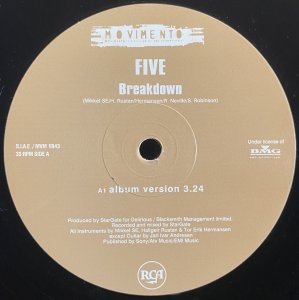 画像1: FIVE/BREAKDOWN (1)