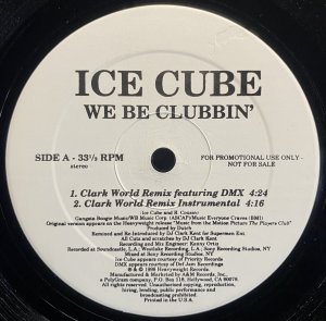 画像1: ICE CUBE/WE BE CLUBBIN' (1)