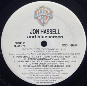 画像1: JON HASSELL AND BLUESCREEN/PERSONALS (1)