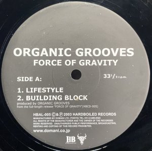 画像1: ORGANIC GROOVES/FORCE OF GRAVITY (1)