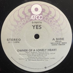 画像1: YES/OWNER OF A LONELY HEART (1)