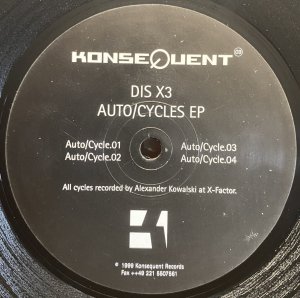 画像1: DIS X3/AUTO/CYCLES EP (1)