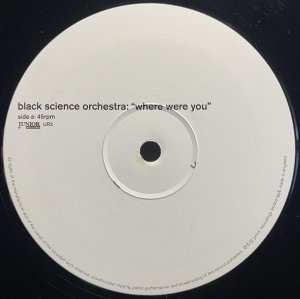 画像1: BLACK SCIENCE ORCHESTRA/WHERE WERE YOU (1)