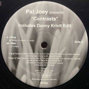 画像1: PAL JOEY presents CONTRASTS / I SING : DANNY KRIVIT EDIT (1)