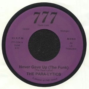 画像1: PARA-LYTICS/NEVER GAVE UP (THE FUNK) (1)