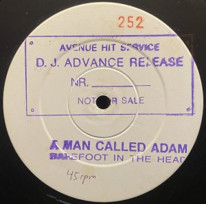 画像1: A MAN CALLED ADAM/BAREFOOT IN THE HEAD (1)