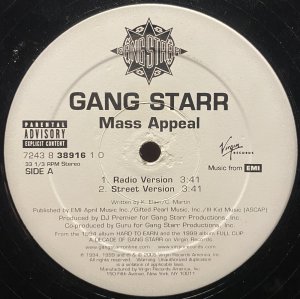 画像1: GANG STARR/MASS APPEAL (1)
