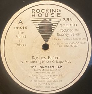 画像1: RODNEY BAKERR & THE ROCKING HOUSE CHICAGO MOB - THE NUMBERS EP (1)