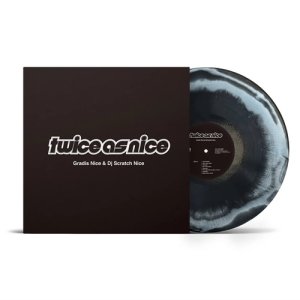 画像1: GRADIS NICE & DJ SCRATCH NICE - Twice As Nice (Black x Grey Silver Marble Vinyl) (1)