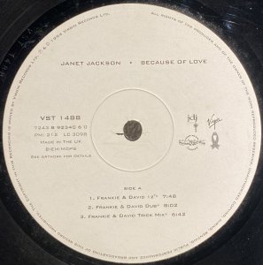 画像1: JANET JACKSON - BECAUSE OF LOVE (1)